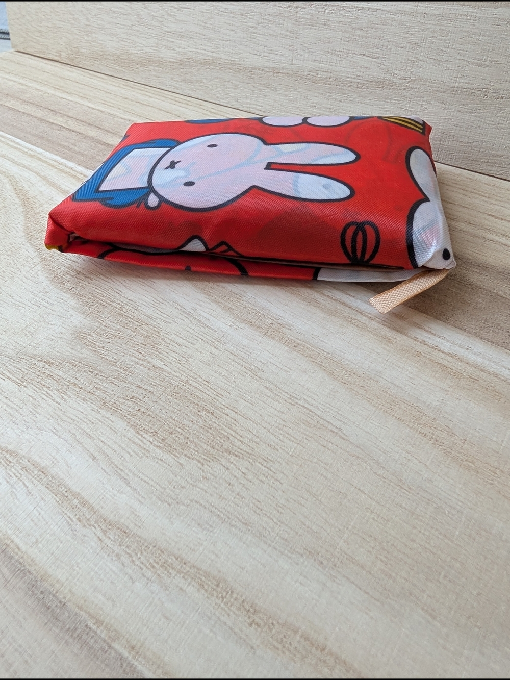 Miffy Red Reusable Kids Tote Bag with Bunny Print - Picture 4 of 8